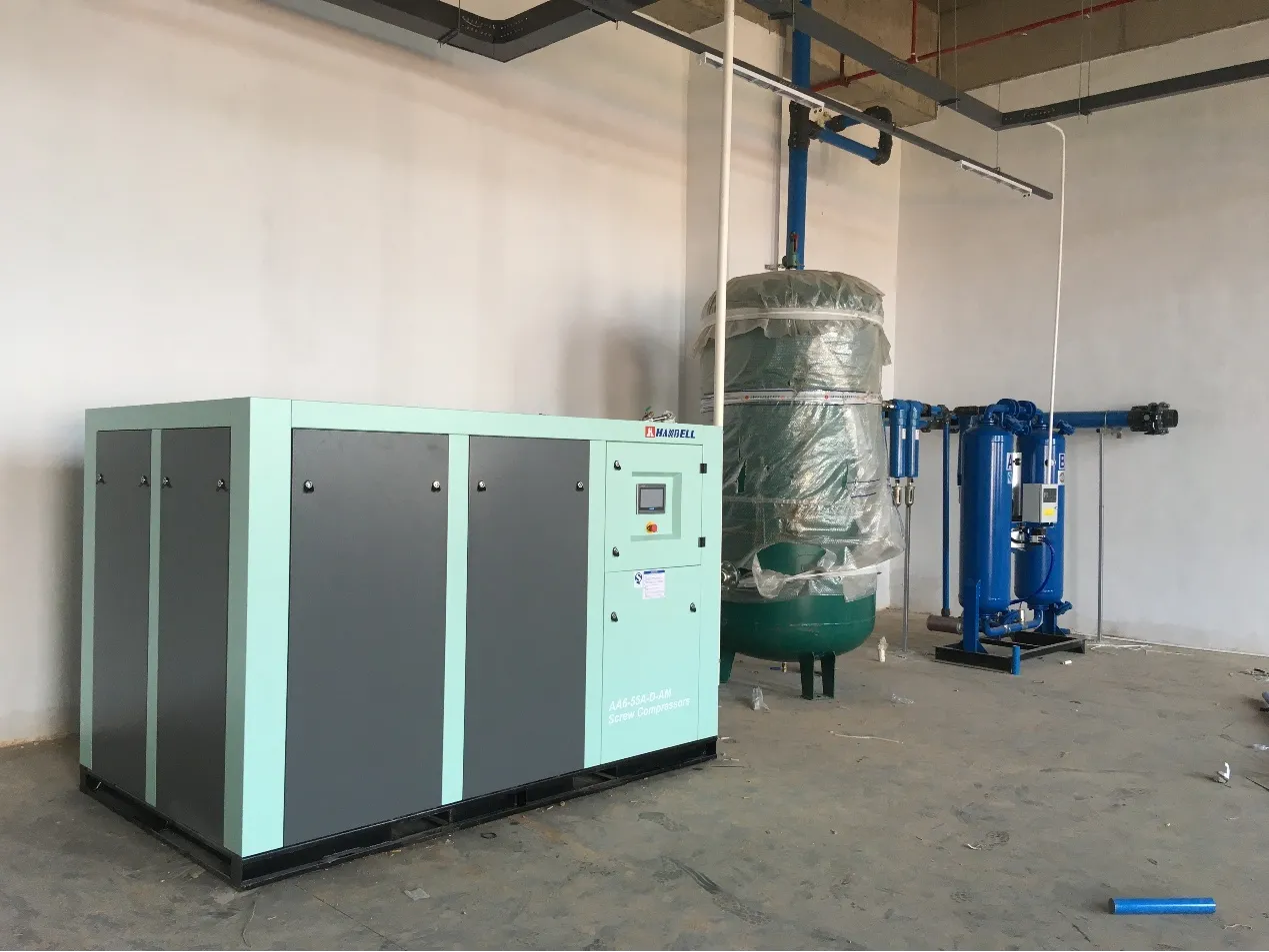 ​Successful Installation and Commissioning of 1 set 55KW Permanent Magnet Variable Frequency Screw Air Compressor Helps Customer Achieve Energy Savings and Efficiency Gains