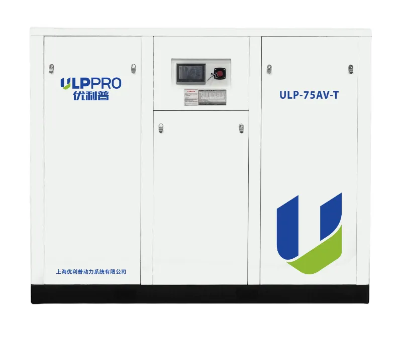 Two stage Compression Permanent Magnet Variable Frequency Screw Air Compressor